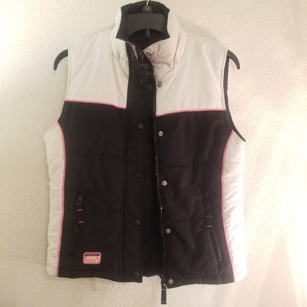Girls outdoor winter performance vest